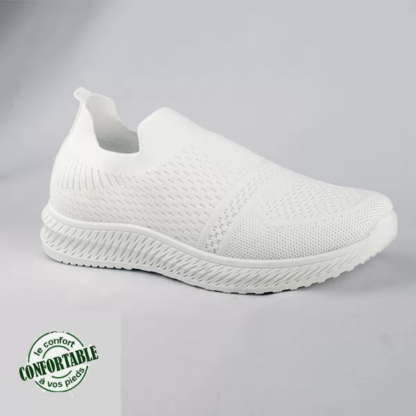 Espadrille ballerine pour femme fz1982 blanc